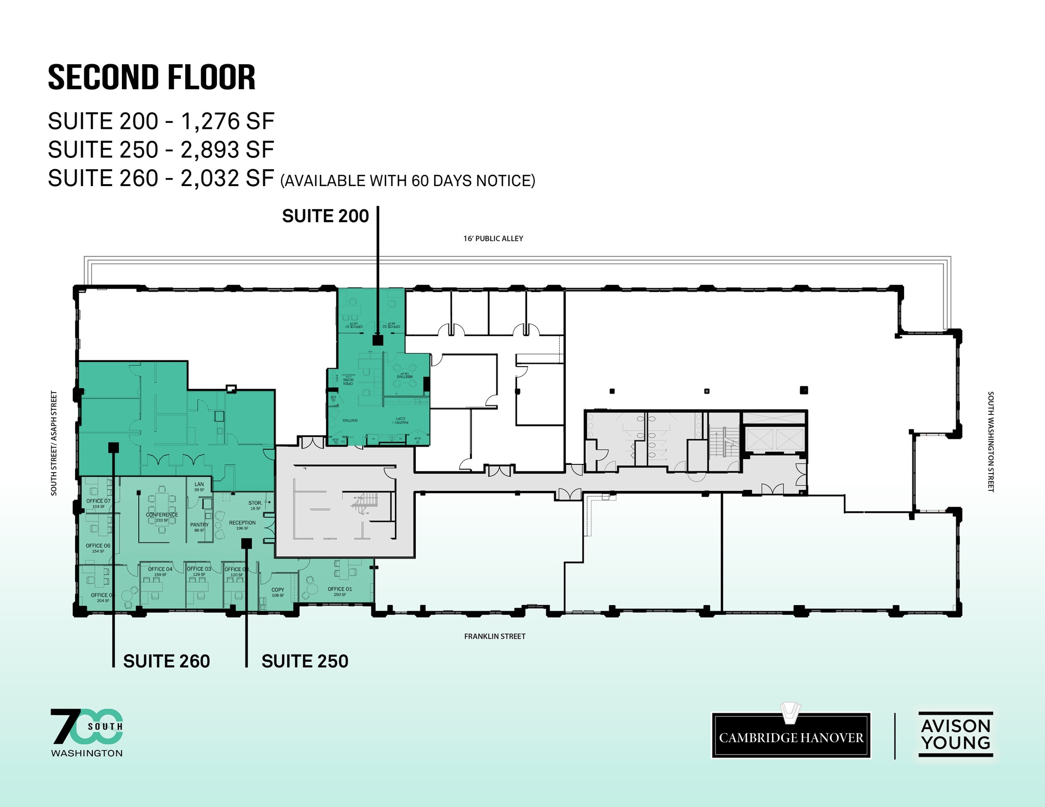 700 S Washington St, Alexandria, VA à louer Plan d’étage– Image 1 sur 1