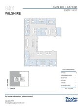 9401 Wilshire Blvd, Beverly Hills, CA à louer Plan d’étage– Image 1 sur 1