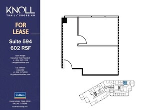 15400 Knoll Trail Dr, Dallas, TX à louer Plan d’étage– Image 1 sur 1
