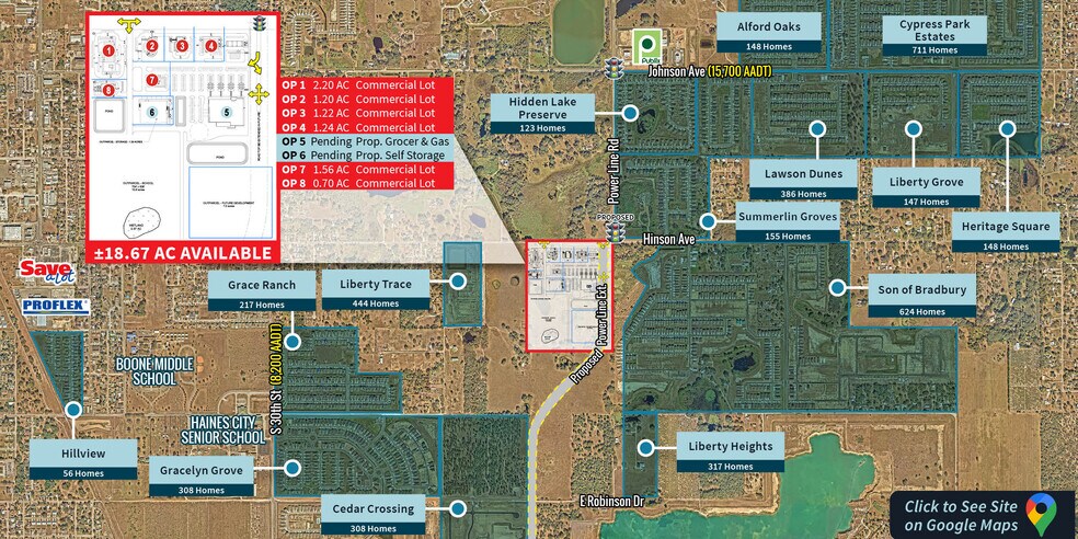 Hinson Avenue & Power Line Road, Haines City, FL à louer - Photo de l’immeuble – Image 1 sur 2