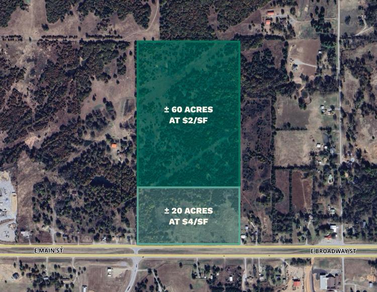 7820 E Main St, Cushing, OK à vendre - Aérien – Image 2 sur 2