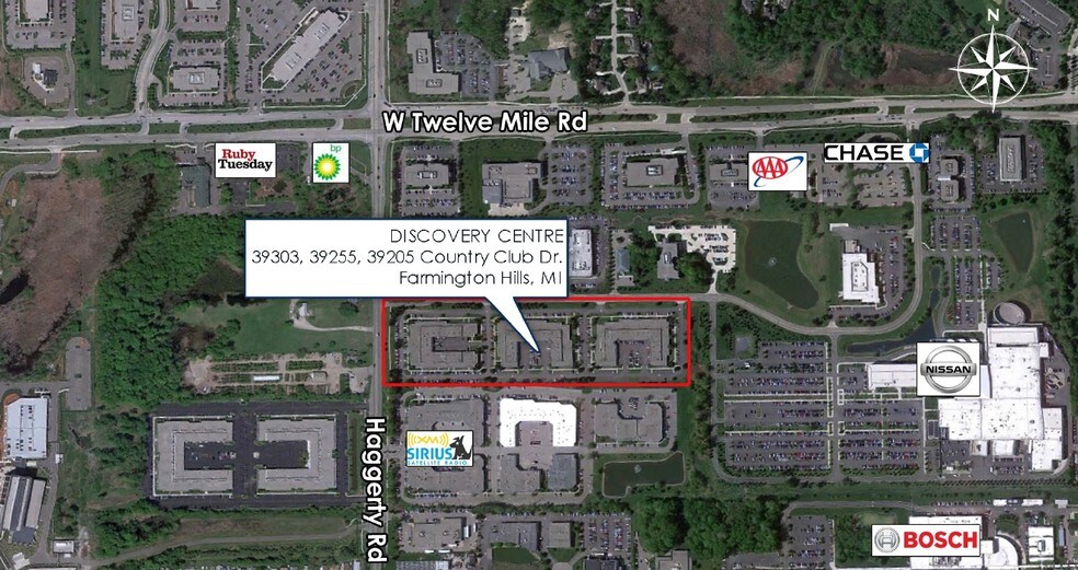 39205 Country Club Dr, Farmington Hills, MI à louer - Aérien – Image 2 sur 8