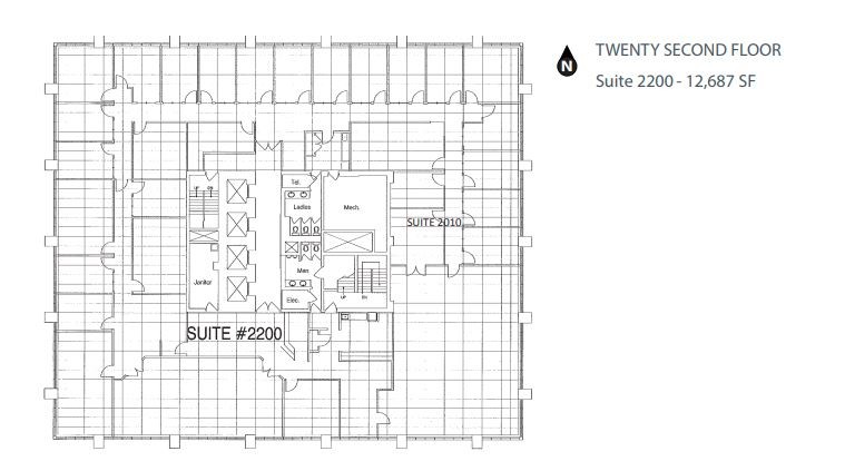 715 5 Av SW, Calgary, AB à louer Plan d’étage– Image 1 sur 1