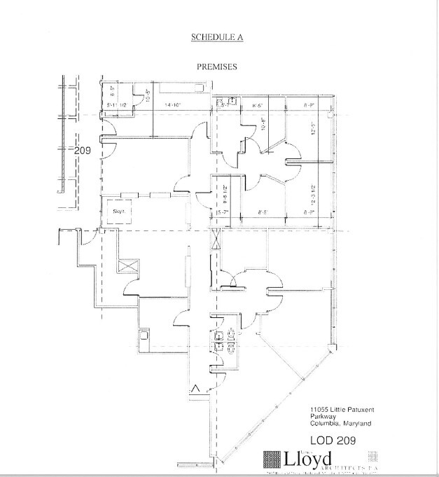 11055 Little Patuxent Pky, Columbia, MD à louer Plan de site– Image 1 sur 1