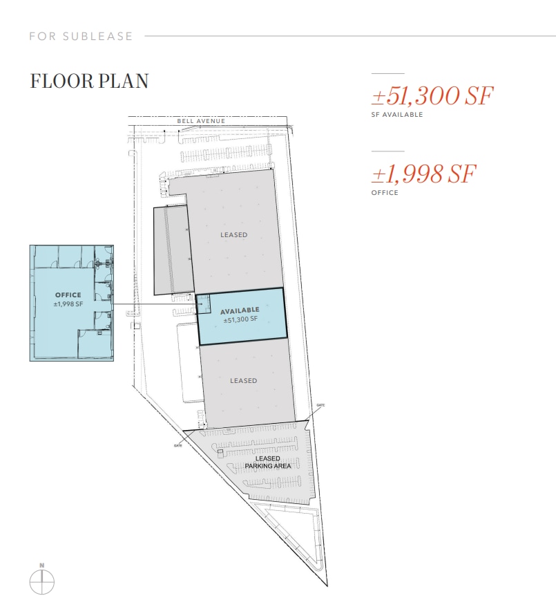 1790 Bell Ave, Sacramento, CA à louer Plan d’étage– Image 1 sur 1