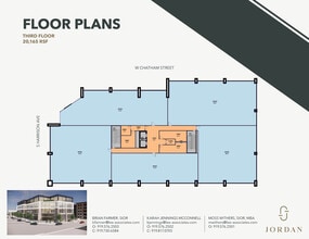 155 W Chatham St, Cary, NC à louer Plan d’étage– Image 1 sur 1