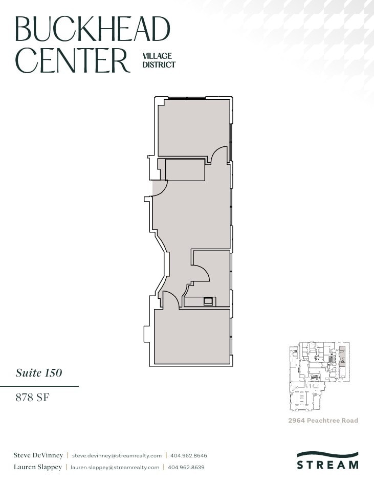 2970 Peachtree Rd NW, Atlanta, GA à louer Plan d’étage– Image 1 sur 1