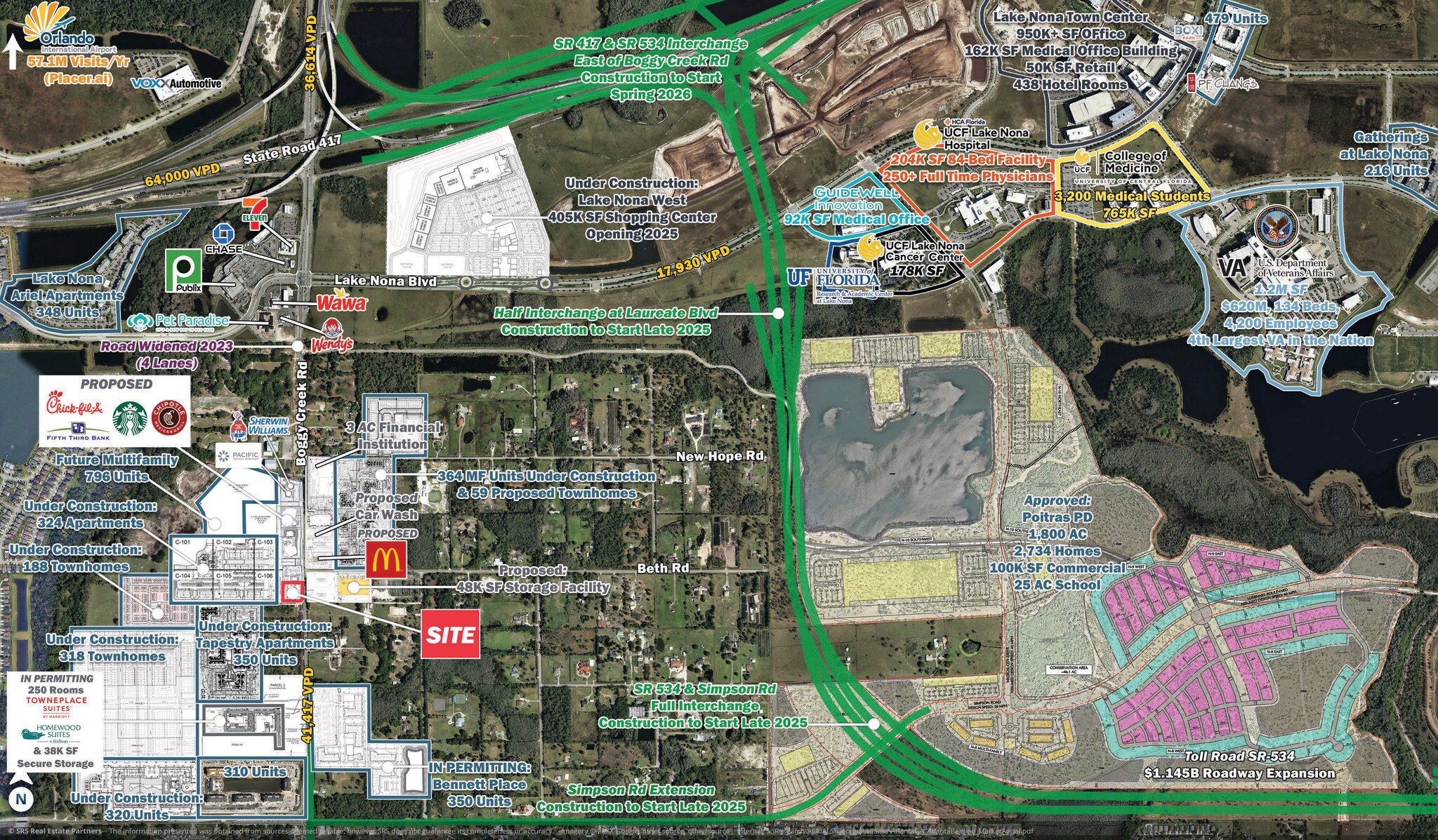 14314 Boggy Creek Rd, Orlando, FL à louer Aérien– Image 1 sur 2