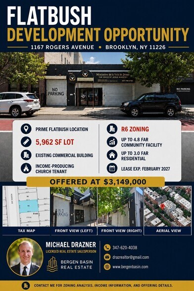 1167 Rogers Ave, Brooklyn, NY à vendre - Photo de l’immeuble – Image 2 sur 6