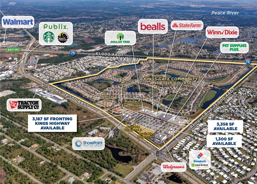 2000 Kings Hwy, Port Charlotte, FL à louer - Aérien – Image 2 sur 5
