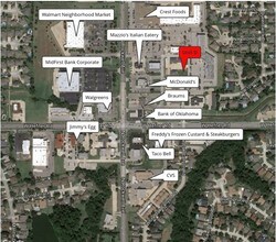 7015 W Hefner Rd, Oklahoma City, OK - Vue aérienne vue de carte