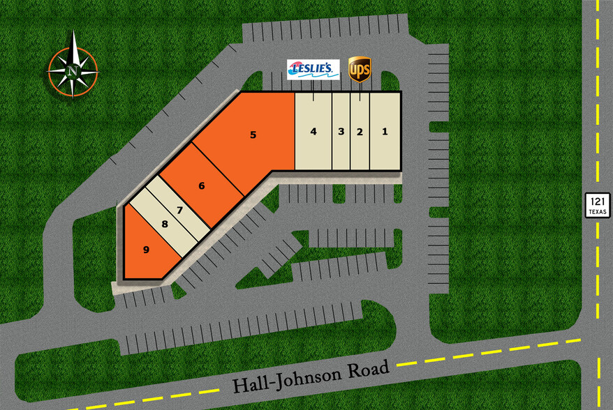 2140 Hall Johnson Rd, Grapevine, TX à louer - Plan de site – Image 2 sur 2