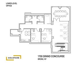 1700 Grand Concourse, Bronx, NY à louer Plan d’étage– Image 2 sur 19