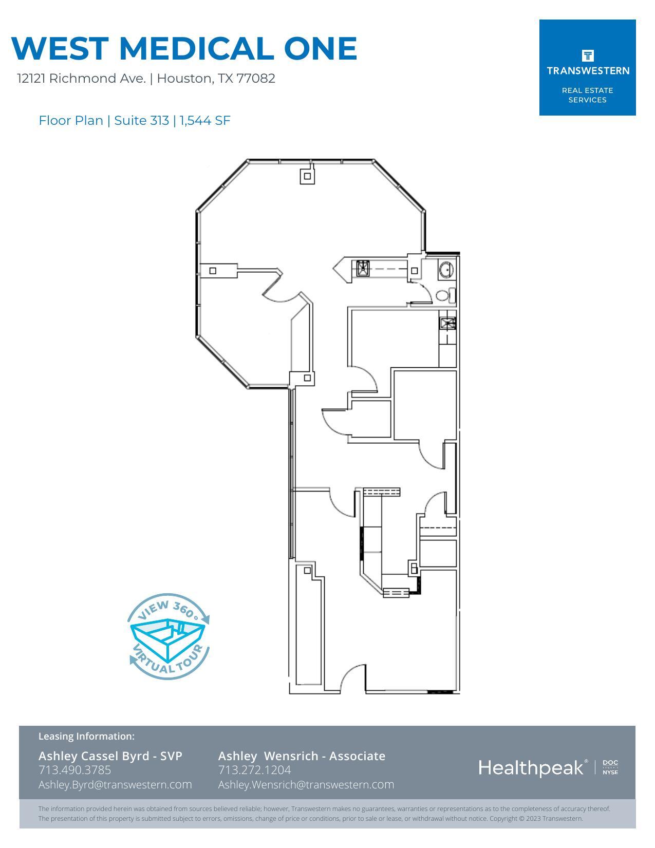 12121 Richmond Ave, Houston, TX à louer Plan d’étage– Image 1 sur 1