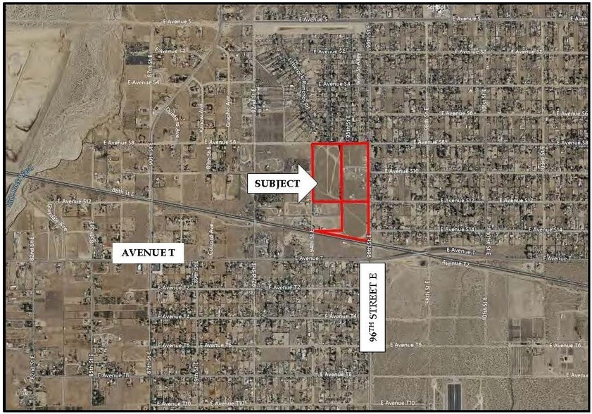 96th, Littlerock, CA à vendre - Aérien – Image 2 sur 2