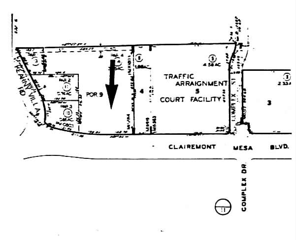 8878 Clairemont Mesa Blvd, San Diego, CA à louer - Plan cadastral – Image 3 sur 5