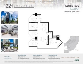 1221 Brickell Ave, Miami, FL à louer Plan de site– Image 1 sur 2
