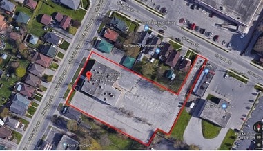 353 St Paul Av, Brantford, ON - Vue aérienne vue de carte