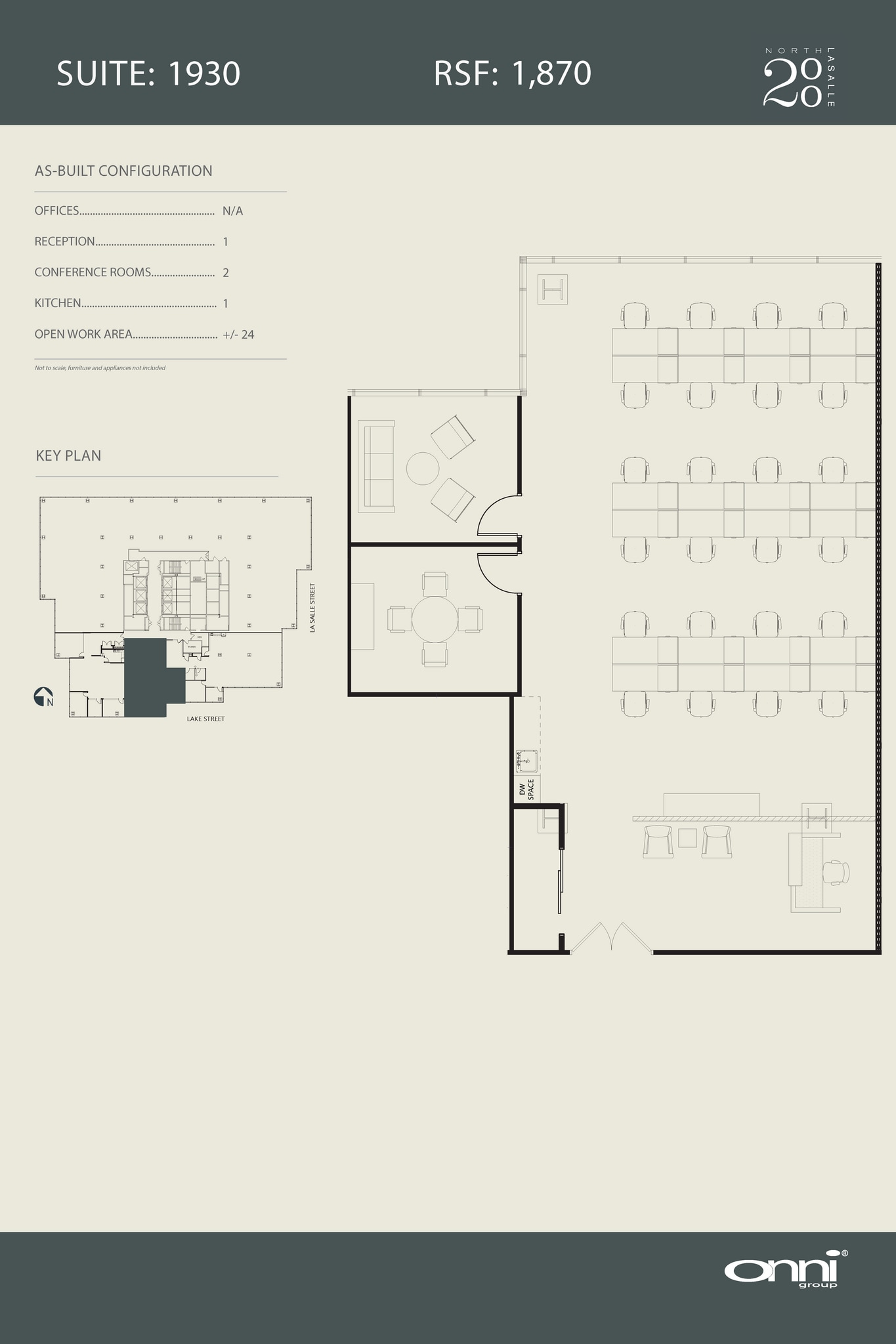 200 N LaSalle St, Chicago, IL à louer Plan d’étage– Image 1 sur 1