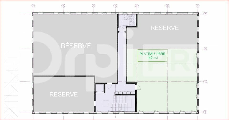 Bureau dans Villefranche-sur-Saône à vendre - Plan d’étage – Image 2 sur 3