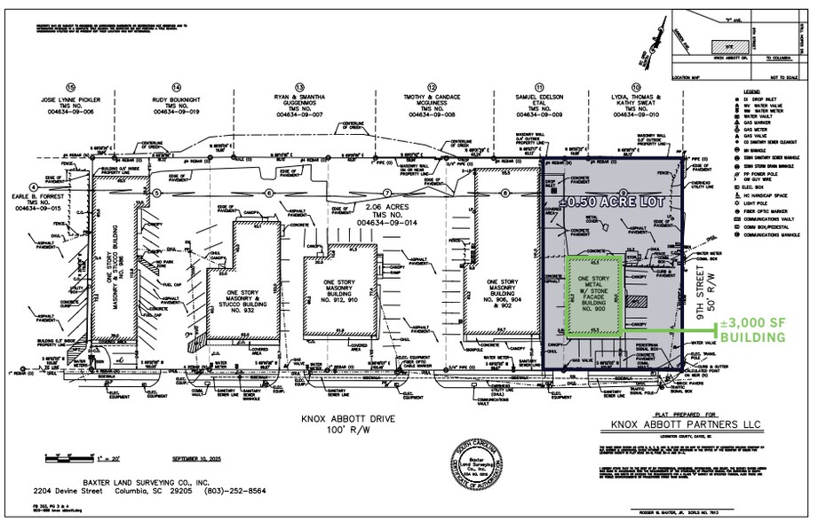 900 Knox Abbott Dr, Cayce, SC à louer - Plan de site – Image 2 sur 2