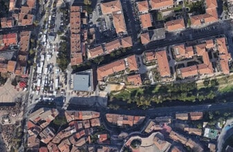 Aubagne, BDR - Vue aérienne vue de carte