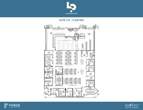 14500 Trinity Blvd, Fort Worth, TX à louer Plan d’étage– Image 2 sur 5