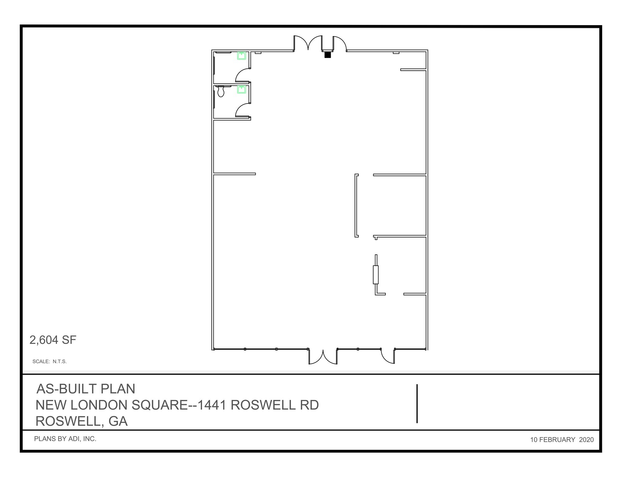 1425-1495 Roswell Rd, Marietta, GA à louer Plan de site– Image 1 sur 2