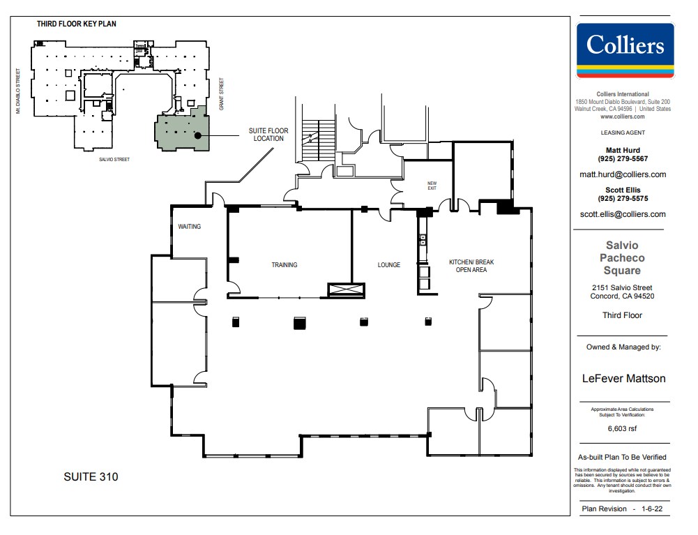 2151 Salvio St, Concord, CA à louer Plan d’étage– Image 1 sur 1