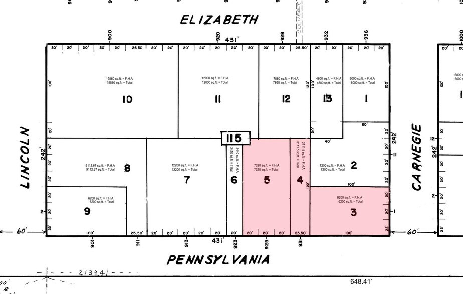 1 Carnegie St, Linden, NJ à vendre - Plan cadastral – Image 3 sur 4