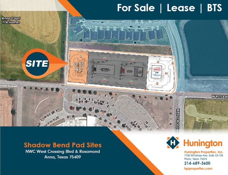 NWC West Crossing Blvd, Anna, TX à vendre - Photo de l’immeuble – Image 1 sur 1