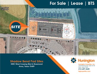 Plus de détails pour NWC West Crossing Blvd, Anna, TX - Terrain à vendre