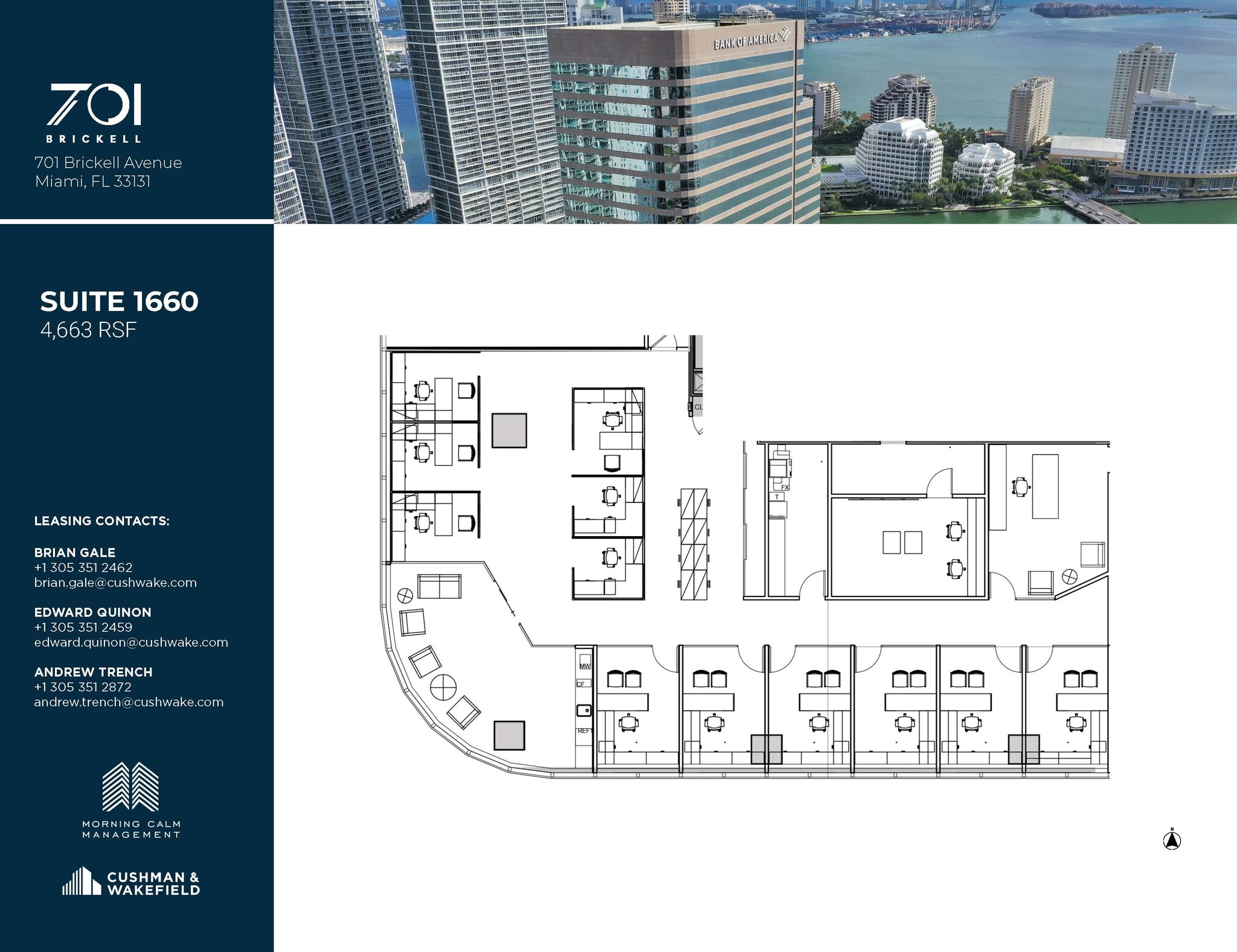 701 Brickell Ave, Miami, FL à louer Plan d’étage– Image 1 sur 1