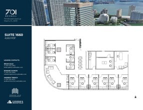 701 Brickell Ave, Miami, FL à louer Plan d’étage– Image 1 sur 1