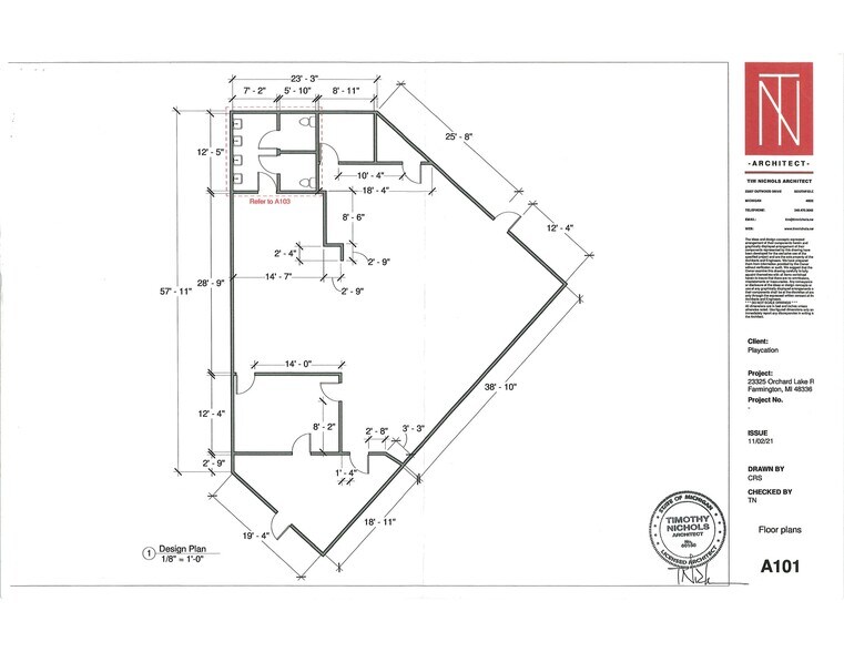 23303-23339 Orchard Lake Rd, Farmington, MI à louer - Plan d’étage – Image 3 sur 5