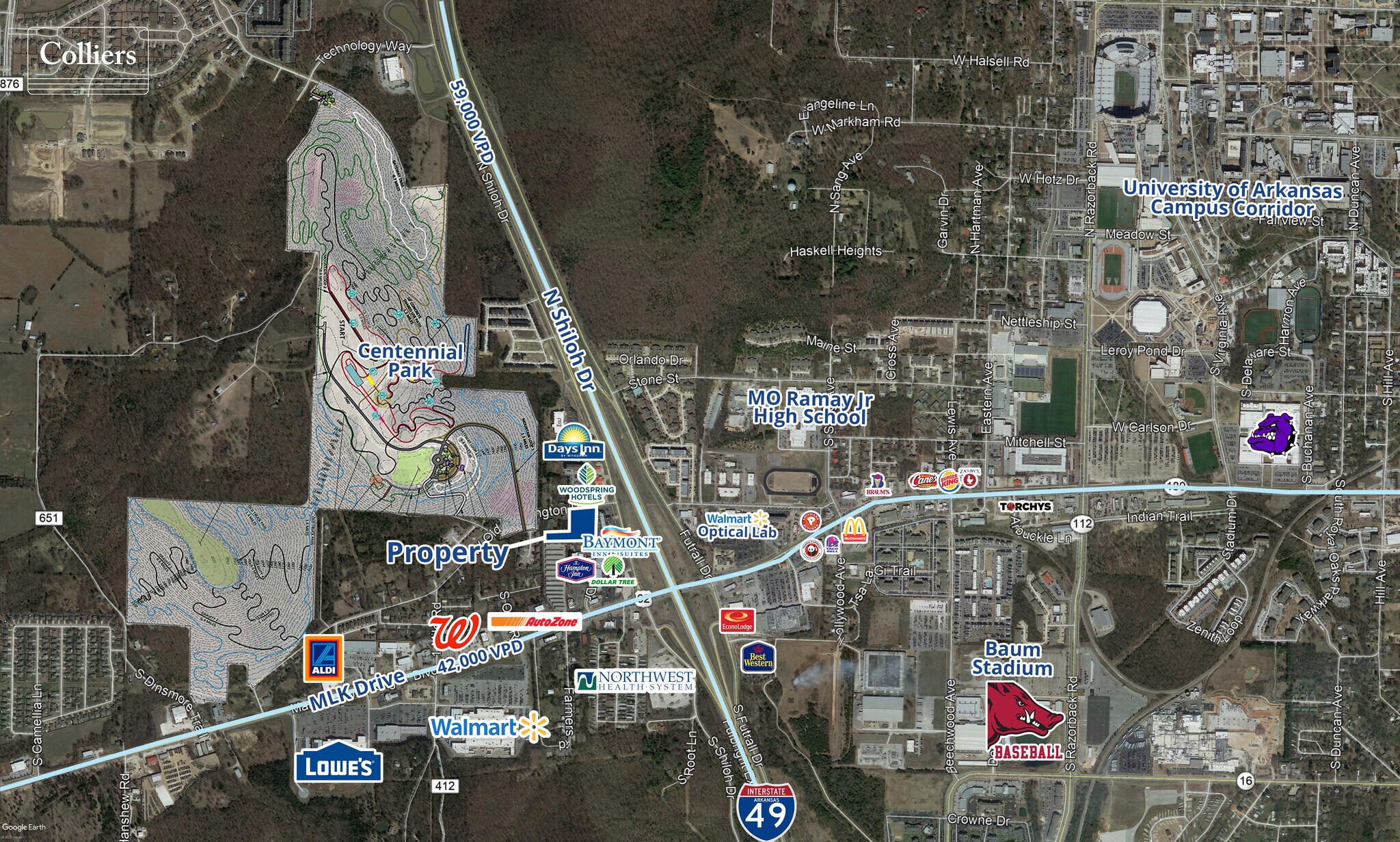2709 Old Farmington Rd, Fayetteville, AR à vendre Photo de l’immeuble– Image 1 sur 4