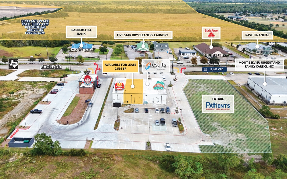 SWQ FM 565 & Eagle Dr, Mont Belvieu, TX à louer - Aérien – Image 2 sur 4