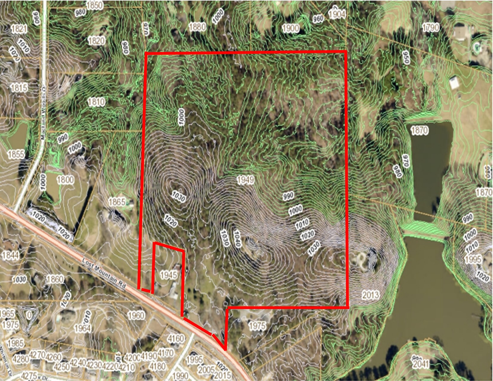 1949 Lost Mountain Rd, Powder Springs, GA à vendre Photo de l’immeuble– Image 1 sur 9