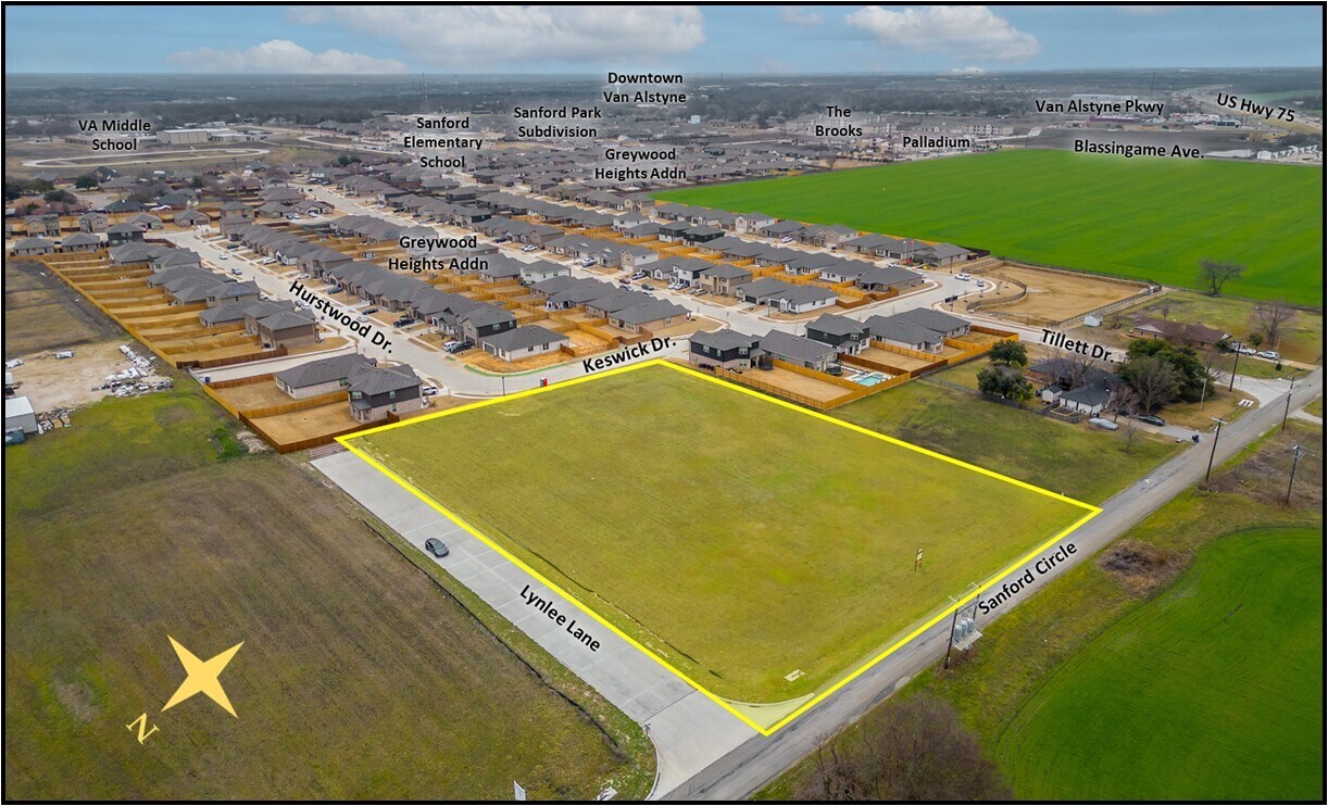 Sanford Circle, Van Alstyne, TX à vendre Aérien– Image 1 sur 4