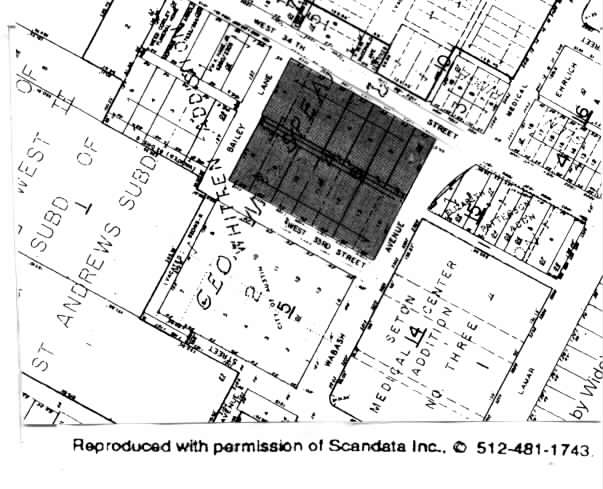 1111 34th St W, Austin, TX à louer - Plan cadastral – Image 2 sur 11