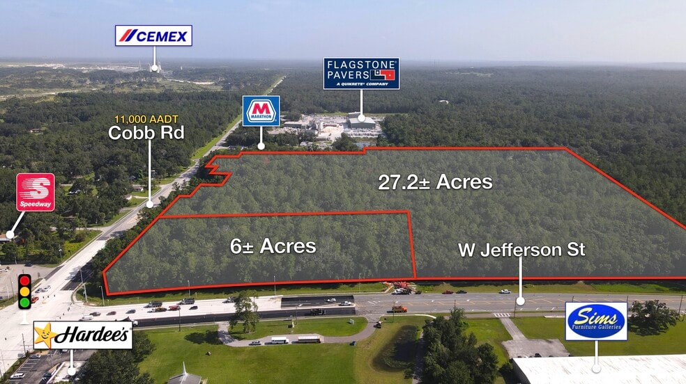 1676 W Jefferson St, Brooksville, FL à vendre - Photo de l’immeuble – Image 1 sur 4