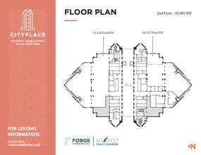 2711 N Haskell Ave, Dallas, TX à louer Plan d’étage– Image 1 sur 1