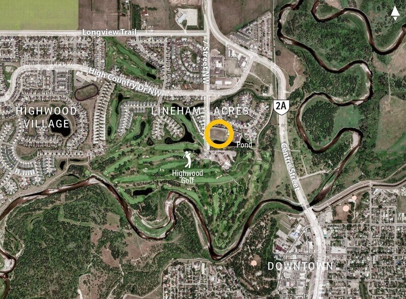 500 7th Street NW High River, High River, AB à vendre - Aérien – Image 2 sur 3