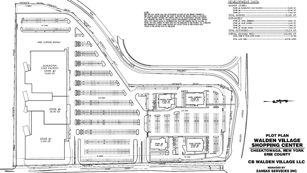2013 Walden Ave, Cheektowaga, NY à louer - Plan de site – Image 3 sur 4