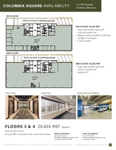 111 SW Columbia St, Portland, OR à louer Plan d’étage– Image 1 sur 6