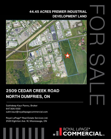 2509 Cedar Creek Rd, Ayr, ON à vendre - Photo de l’immeuble – Image 1 sur 1