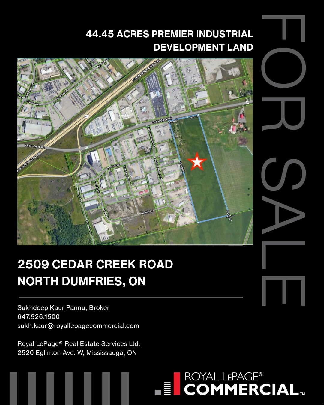 2509 Cedar Creek Rd, Ayr, ON à vendre Photo de l’immeuble– Image 1 sur 2