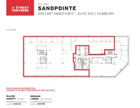 200 E Sandpointe Ave, Santa Ana, CA à louer Plan d’étage– Image 1 sur 1