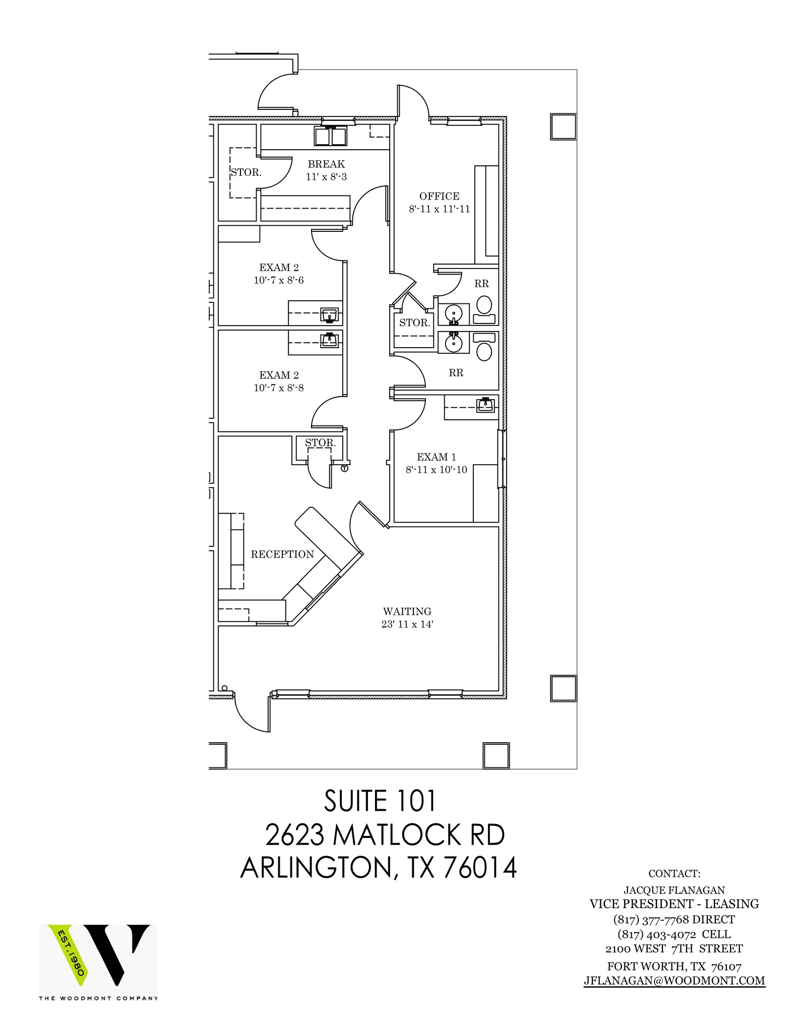 2623 Matlock Rd, Arlington, TX à louer Plan de site– Image 1 sur 2