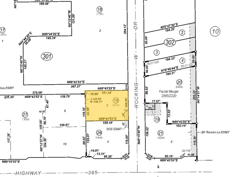 1305 Rocking W dr, Bishop, CA à vendre - Plan cadastral – Image 2 sur 2